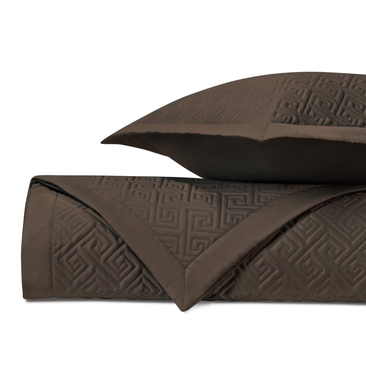 Troy Quilted Chocolate by Home Treasures