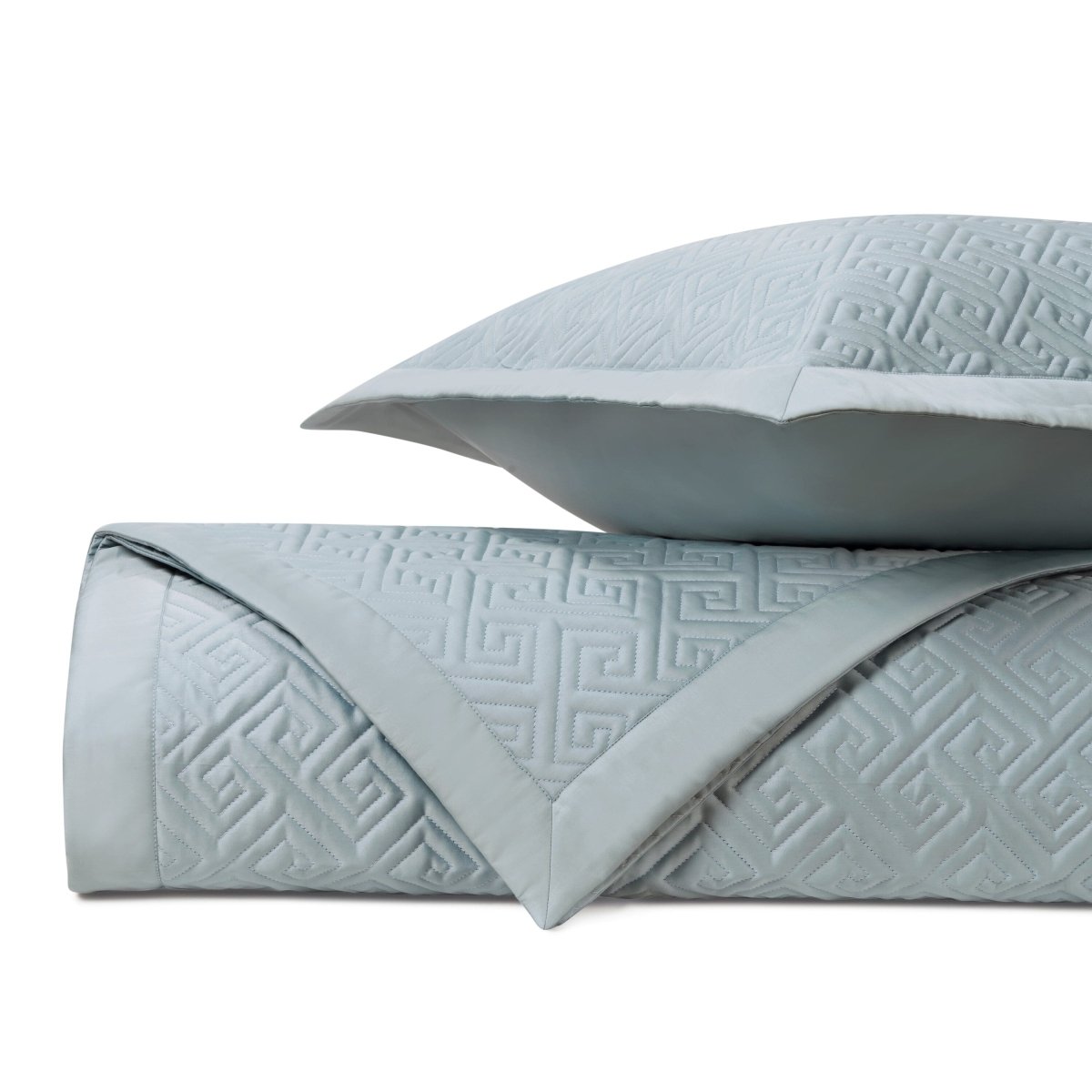 Troy Quilted Sion Blue by Home Treasures