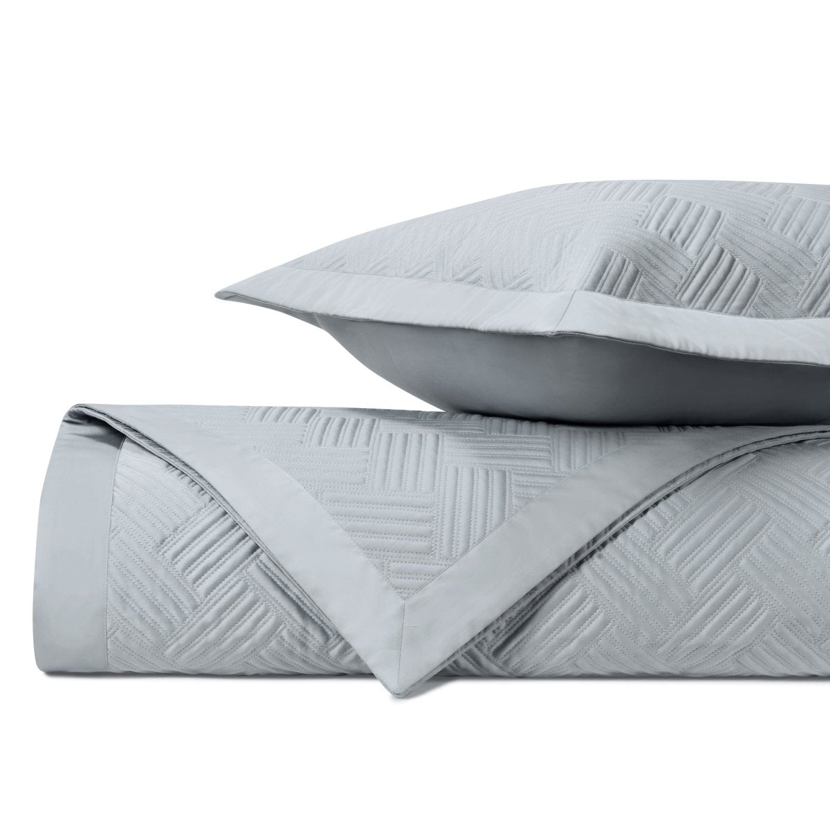 Twilight Quilted Blue Gray by Home Treasures