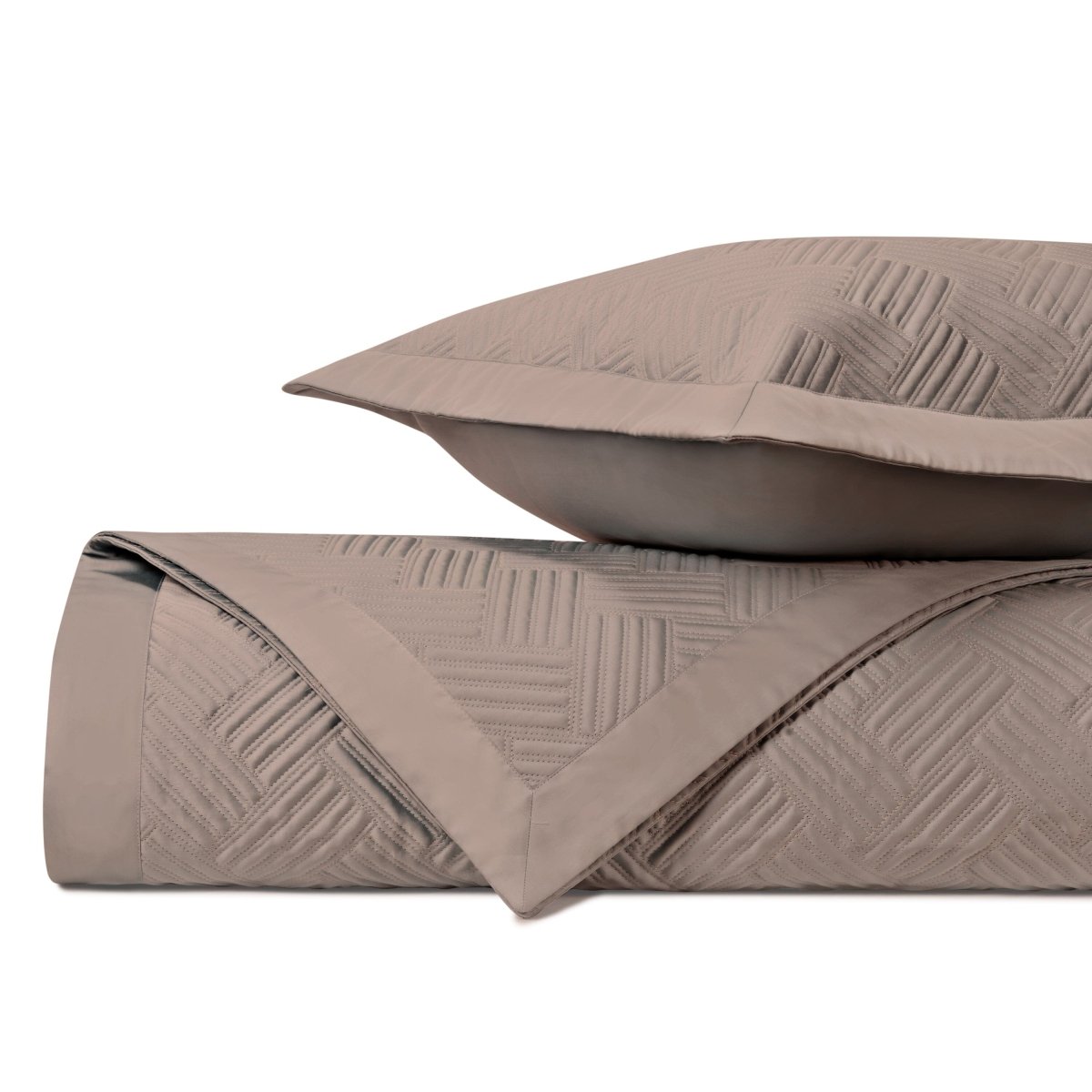 Twilight Quilted Mist Gray by Home Treasures