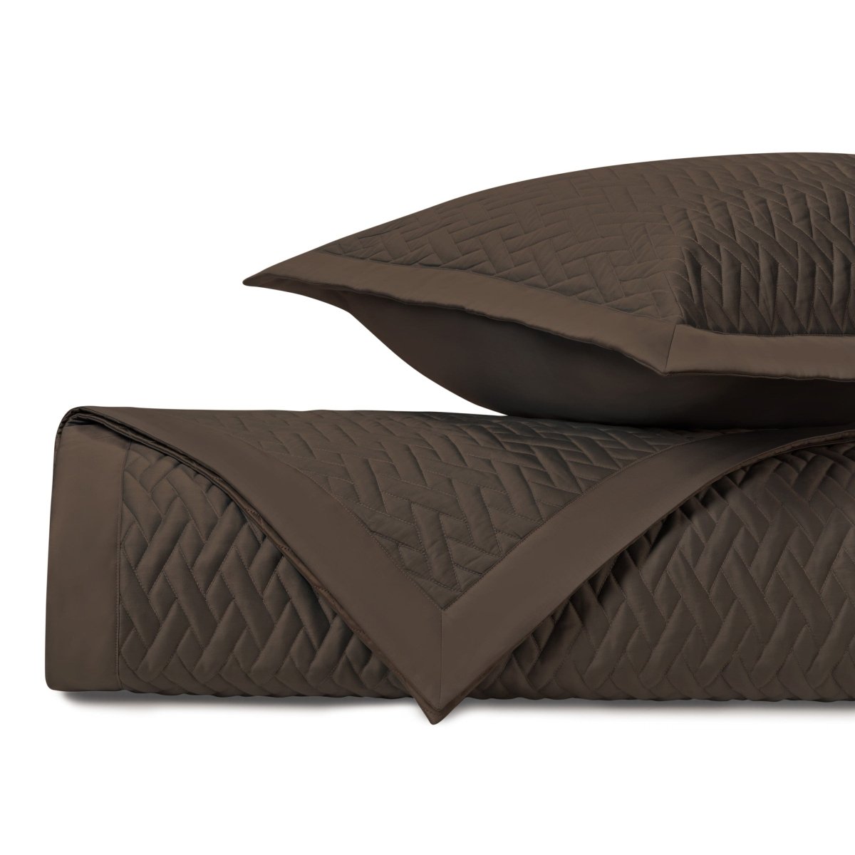 Viscaya Quilted Chocolate by Home Treasures