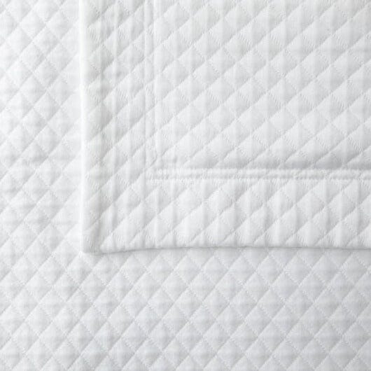 Oxford White Coverlets by Peacock Alley