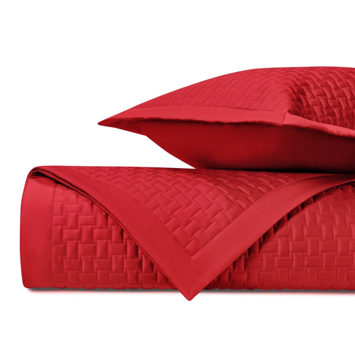Wicker Quilted Bright Red by Home Treasures