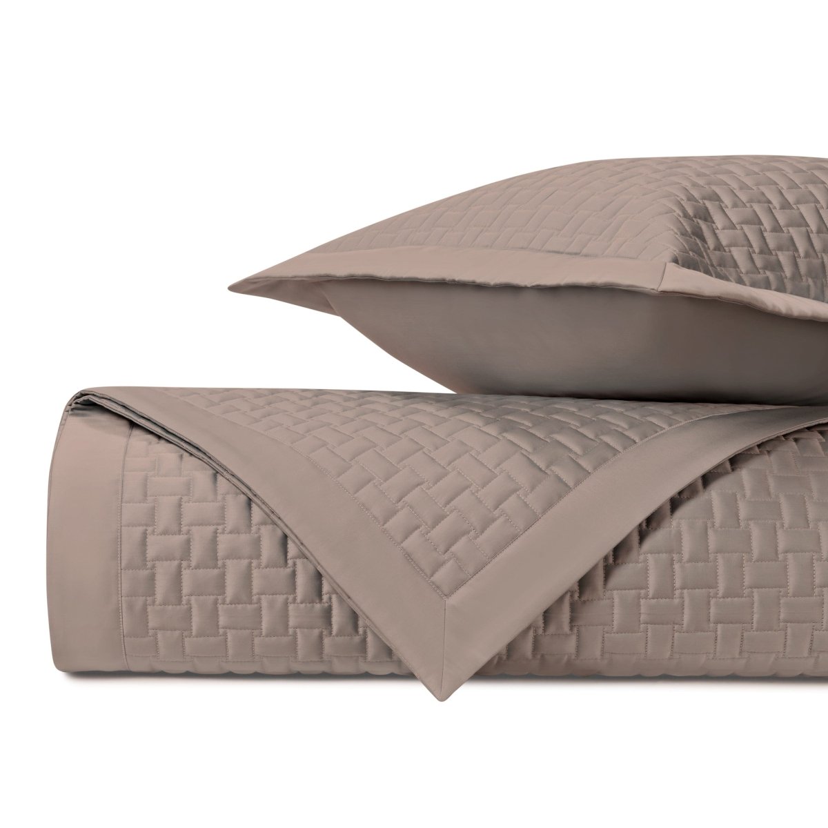 Wicker Quilted Mist Gray by Home Treasures