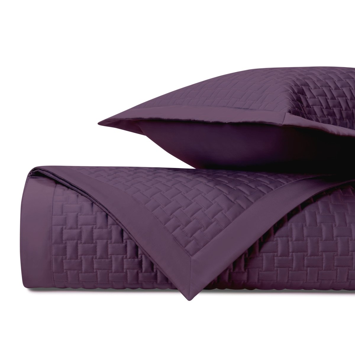 Wicker Quilted Purple by Home Treasures
