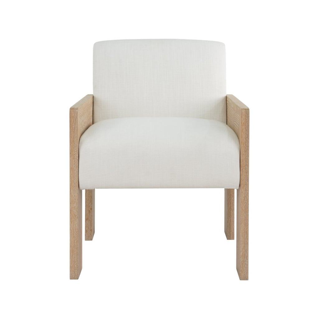 Astor Cerused Oak Dining Chair by Worlds Away