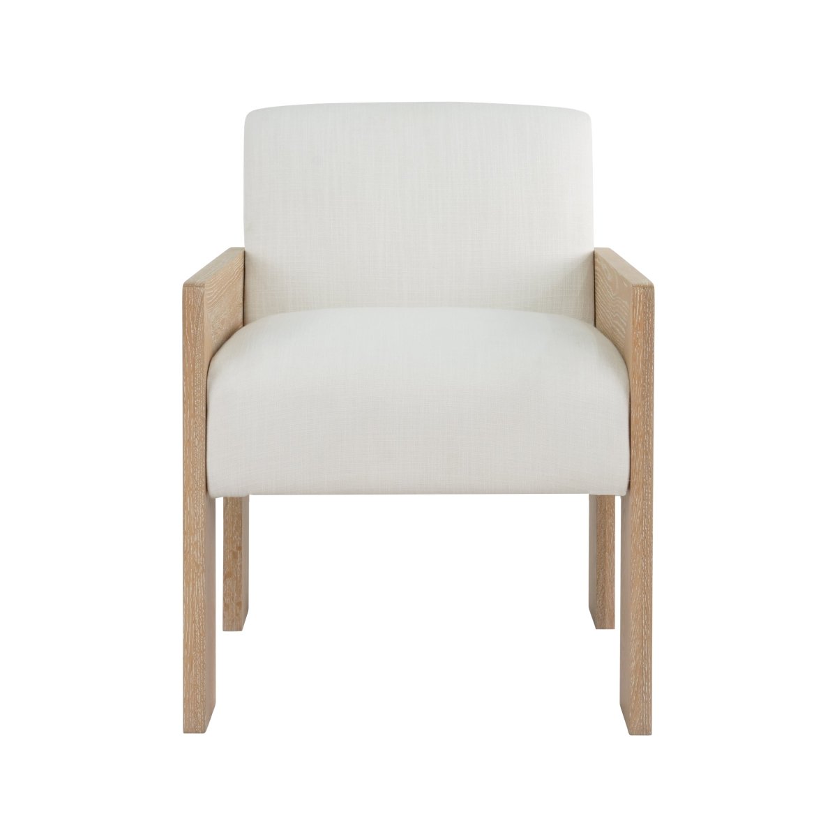 Astor Cerused Oak Dining Chair by Worlds Away