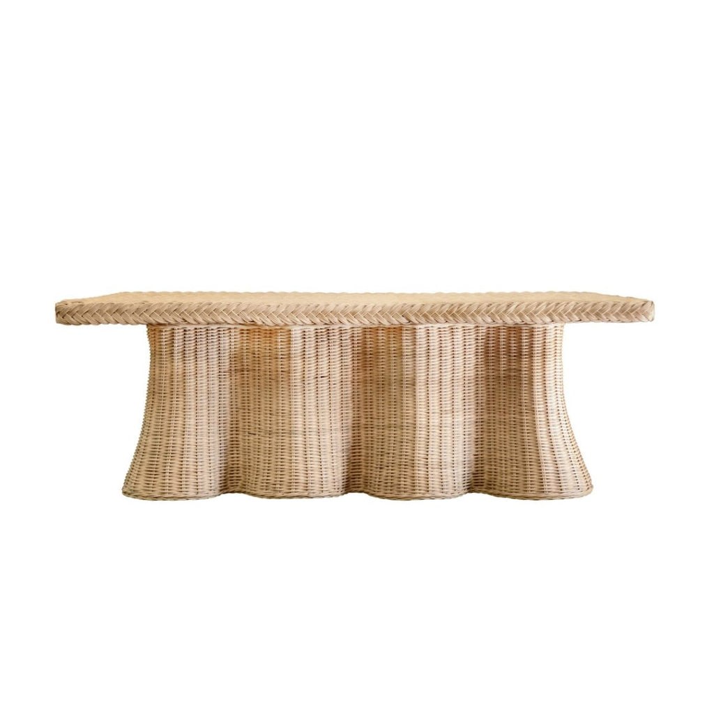 Britney Scalloped Coffee Table by Worlds Away