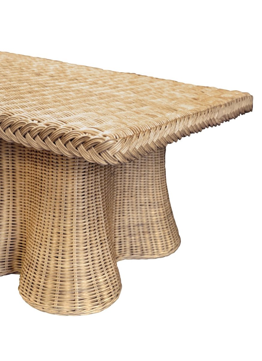 Britney Scalloped Coffee Table by Worlds Away