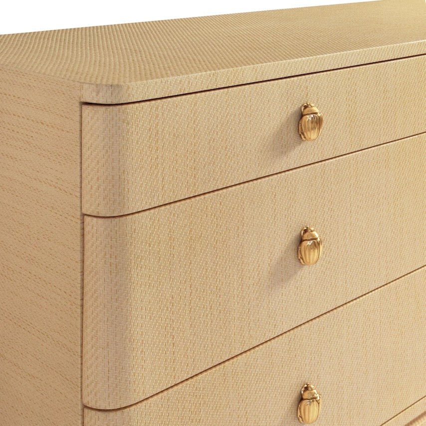 Kilmer Natural 6-Drawer Dresser by Worlds Away