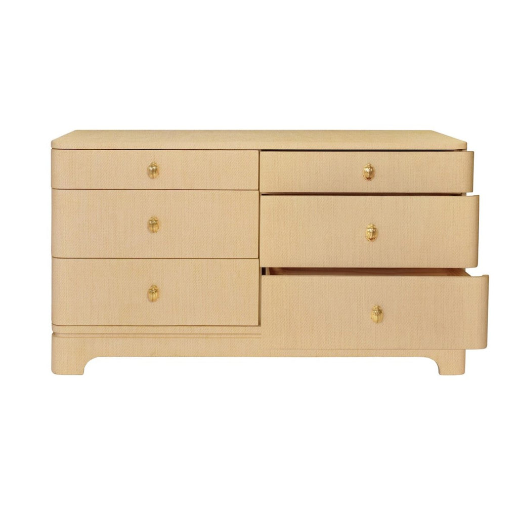 Kilmer Natural 6-Drawer Dresser by Worlds Away