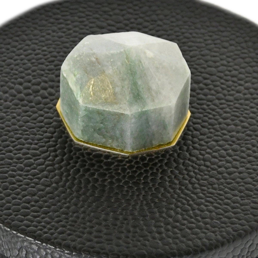 Marlene Round Black Faux Leather Container by Worlds Away