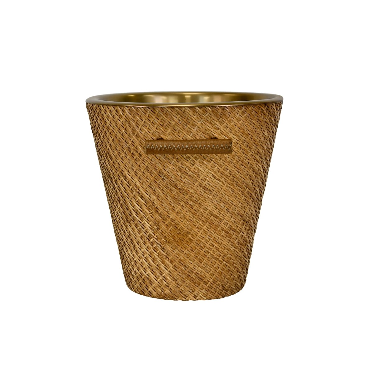 Max Small Woven Rattan Wine Cooler by Worlds Away