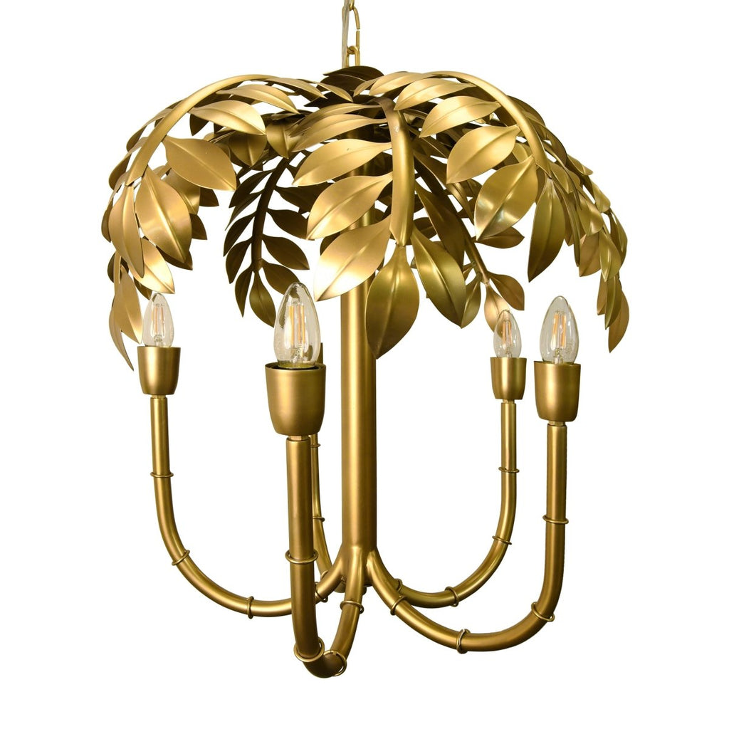 Millie 5-Light Palm Tree Chandelier by Worlds Away