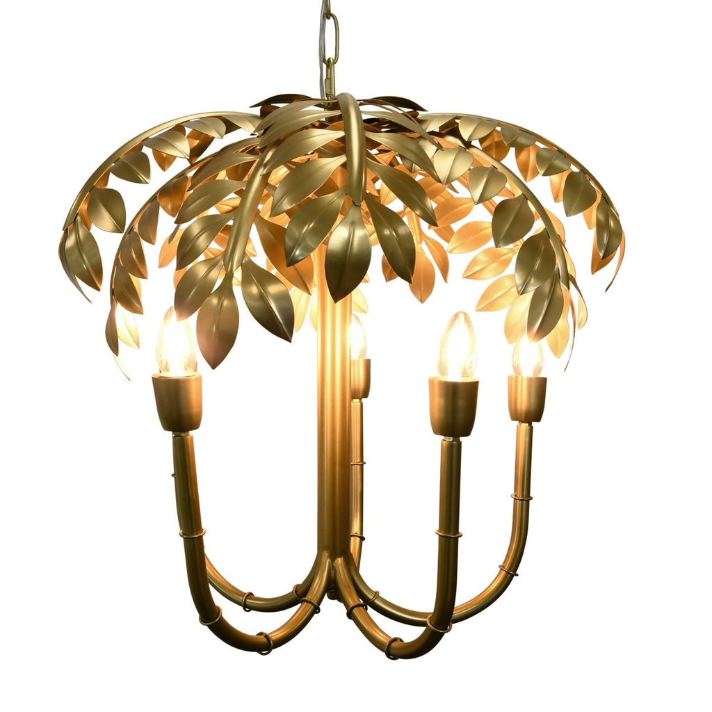 Millie 5-Light Palm Tree Chandelier by Worlds Away