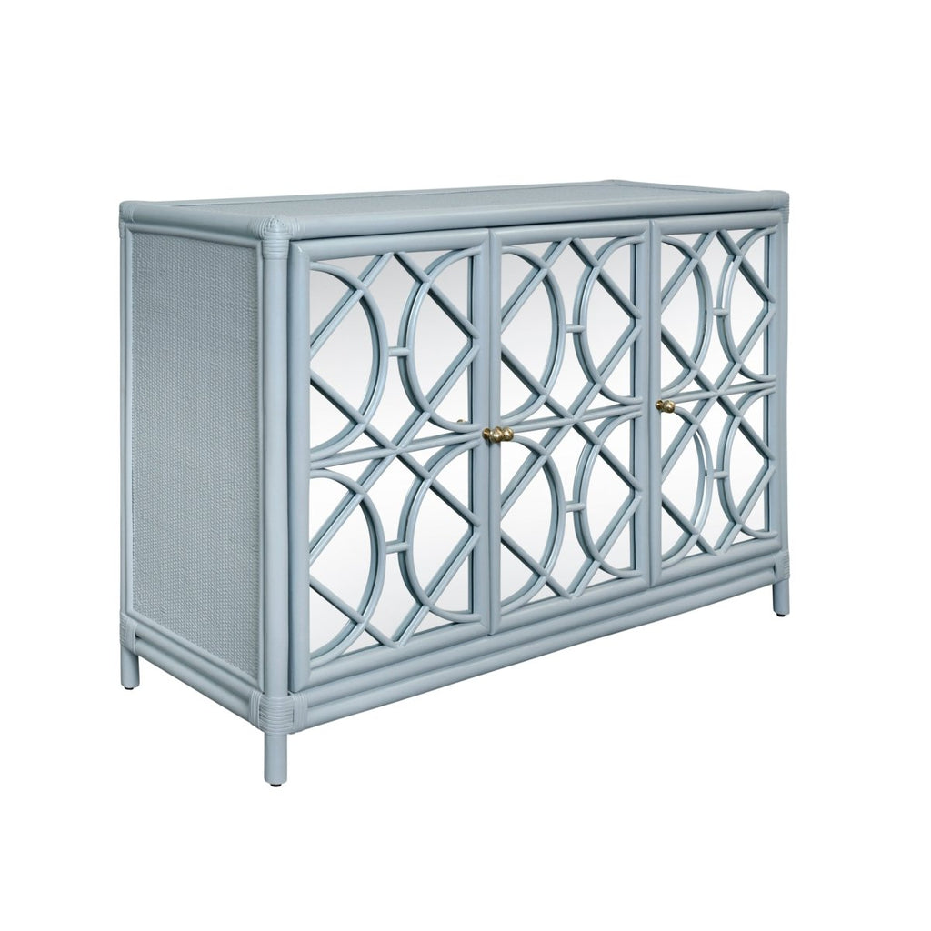 Aria Light Blue Buffet Cabinet by Worlds Away