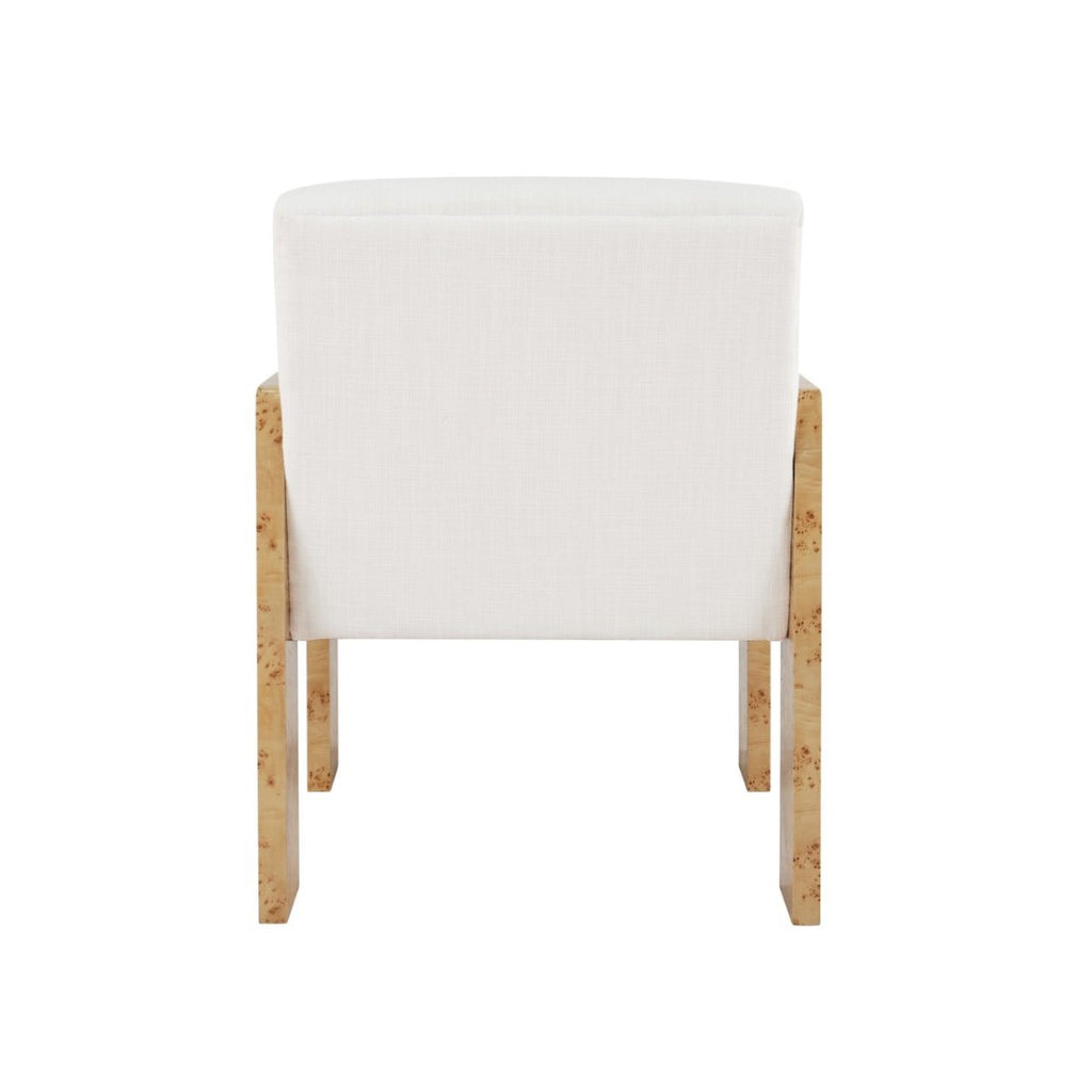 Worlds Away Astor Burlwood Dining Chair