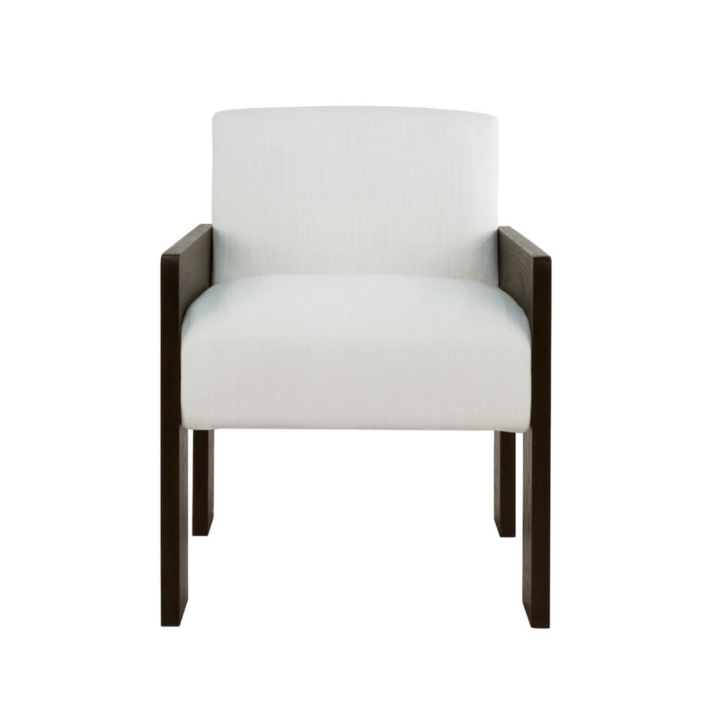 Worlds Away Astor Espresso Oak Dining Chair