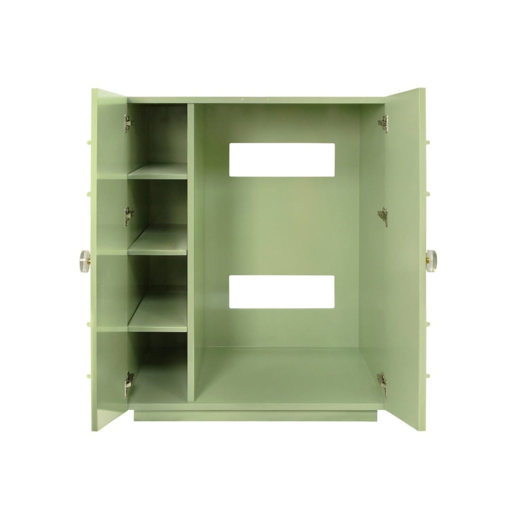 Worlds Away Judd Celadon Cabinet