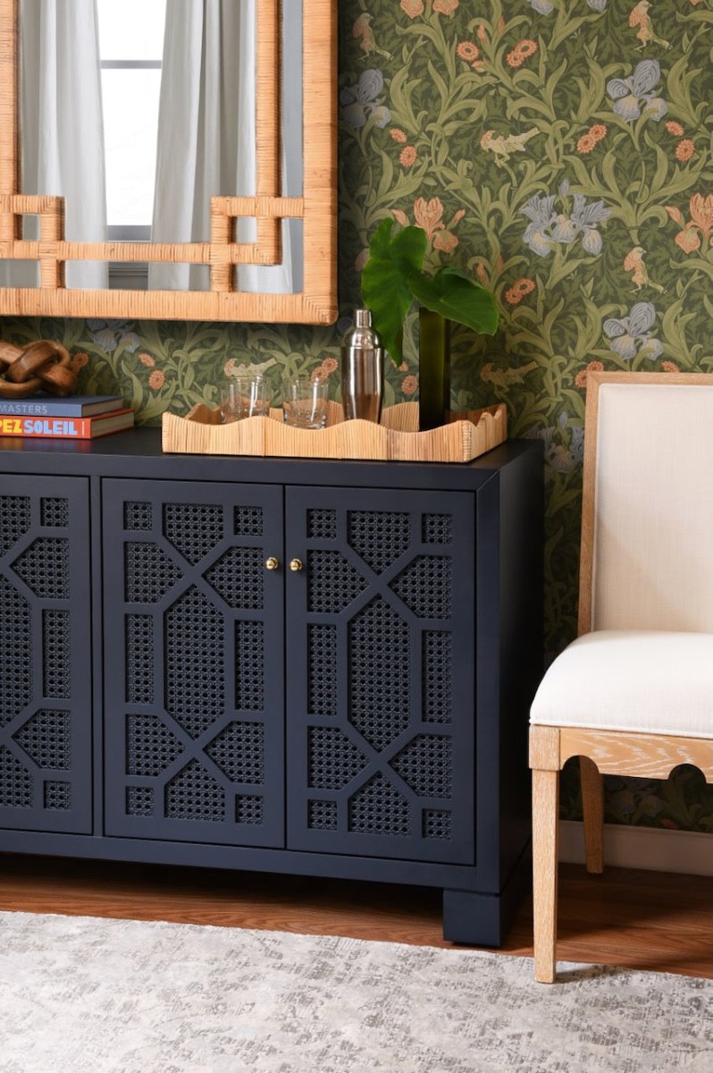 Worlds Away Lanister Cerused Oak Dining Chair