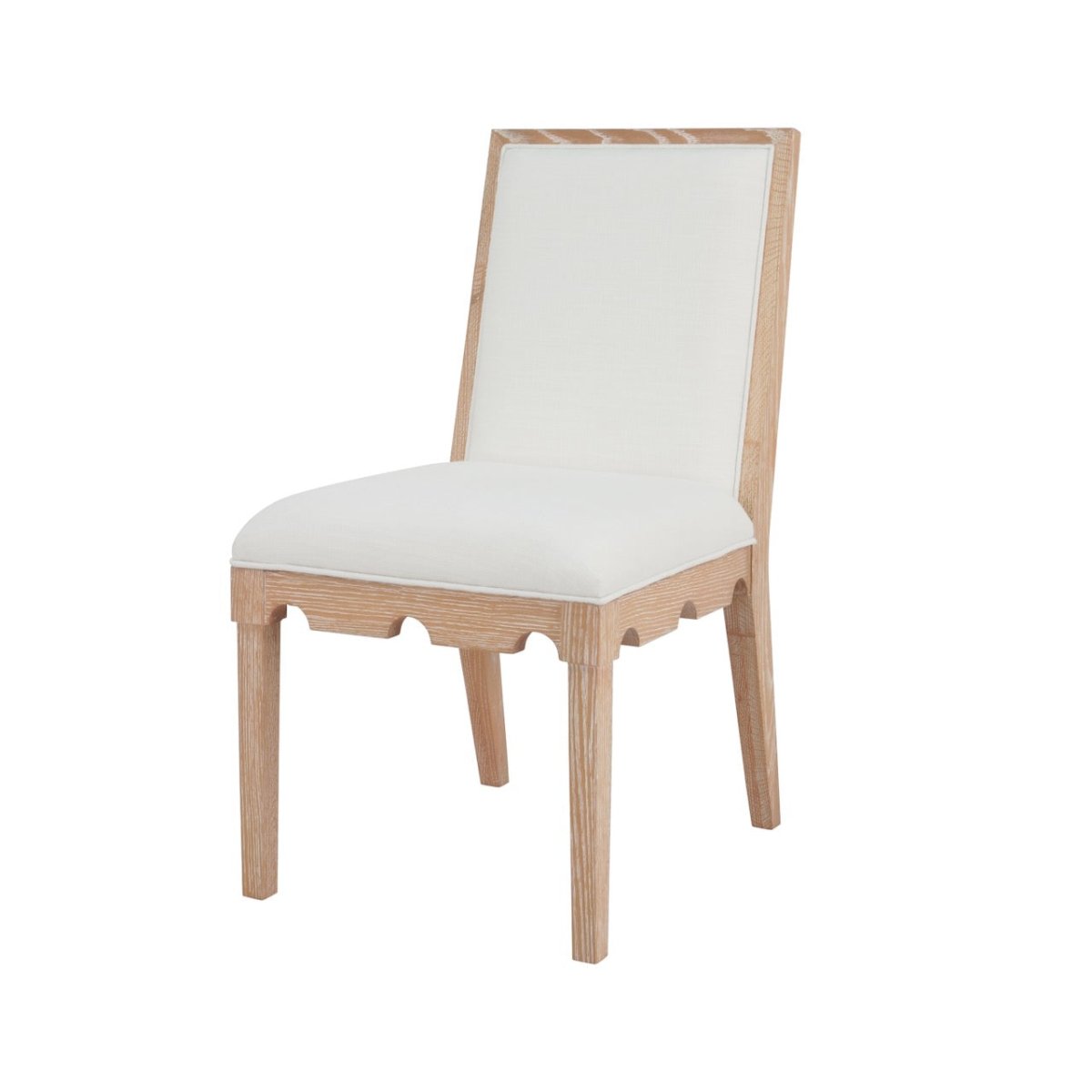 Worlds Away Lanister Cerused Oak Dining Chair