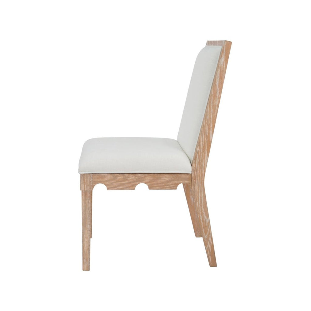 Worlds Away Lanister Cerused Oak Dining Chair