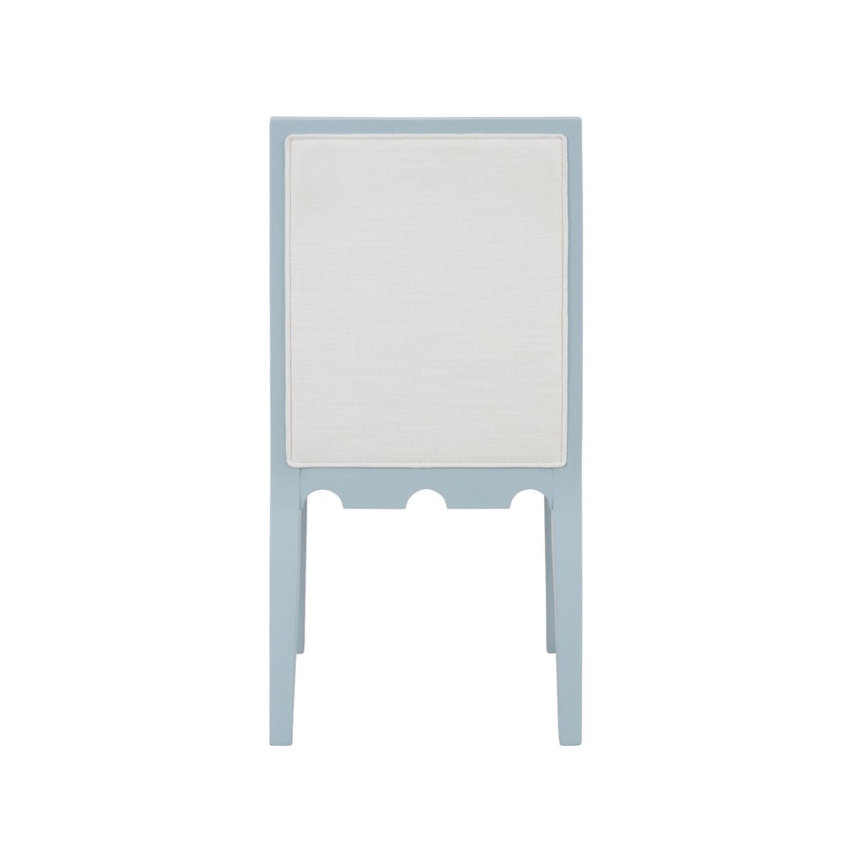 Worlds Away Lanister Light Blue Dining Chair