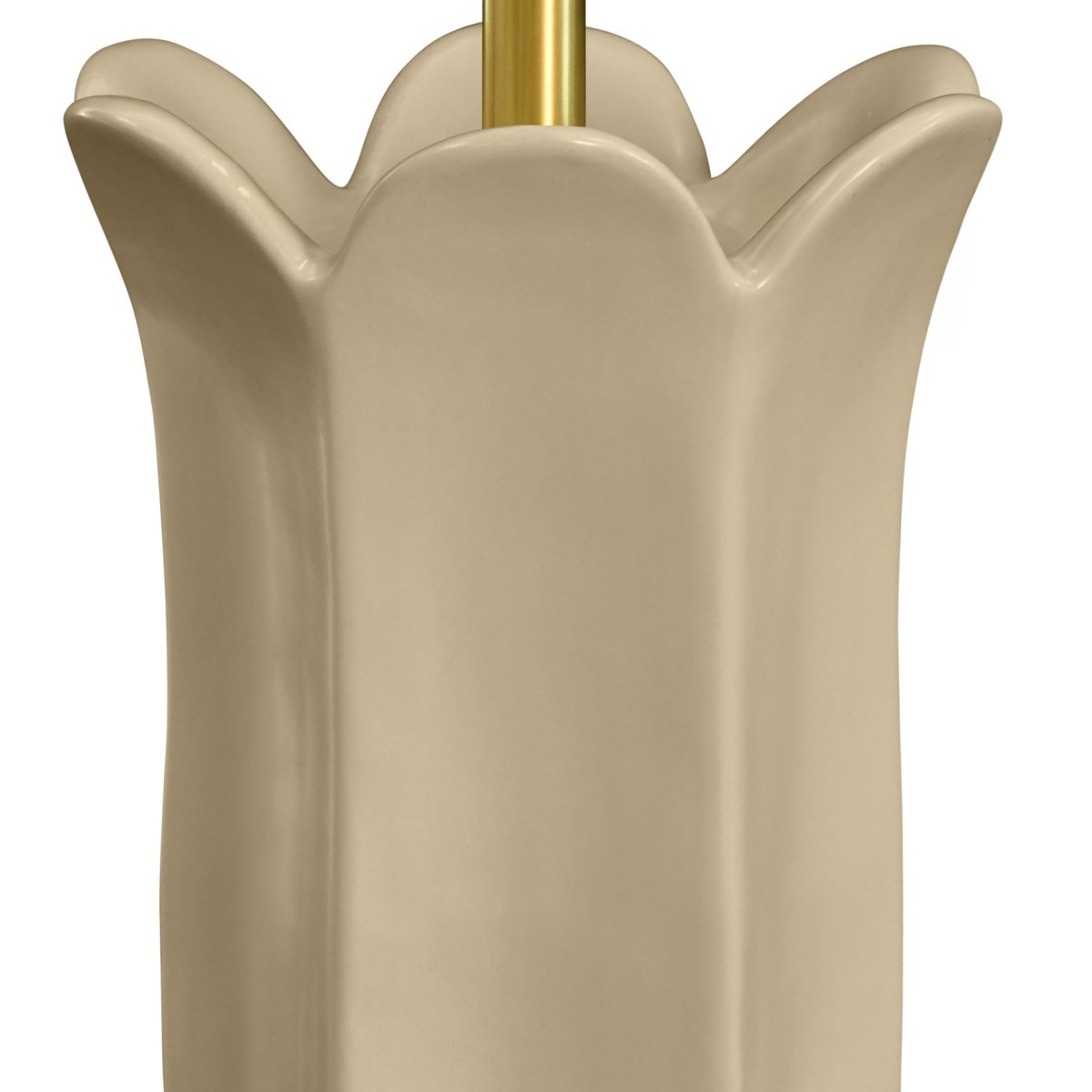 Lyla Beige Ceramic Table Lamp by Worlds Away