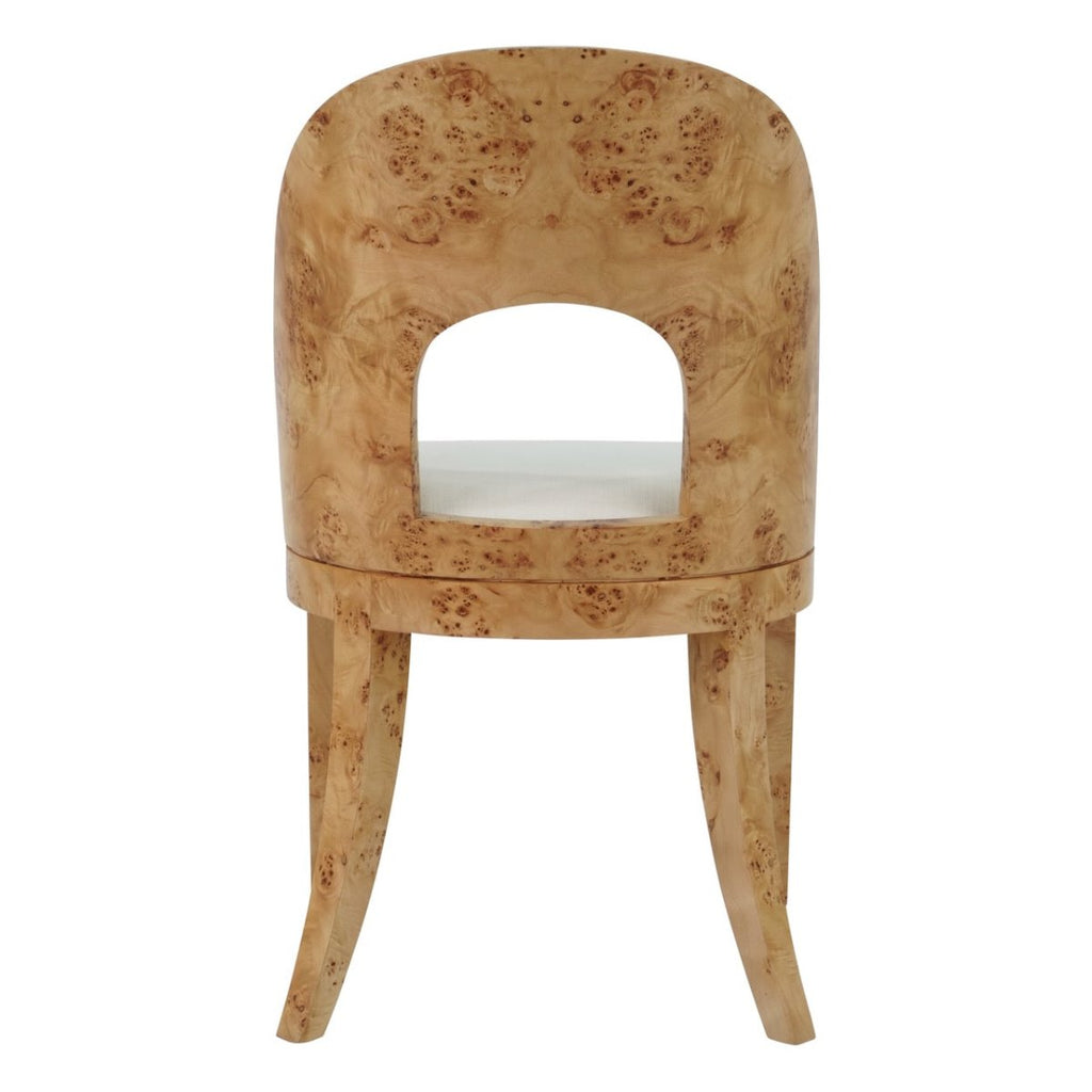 Worlds Away Rafferty Burlwood Dining Chair