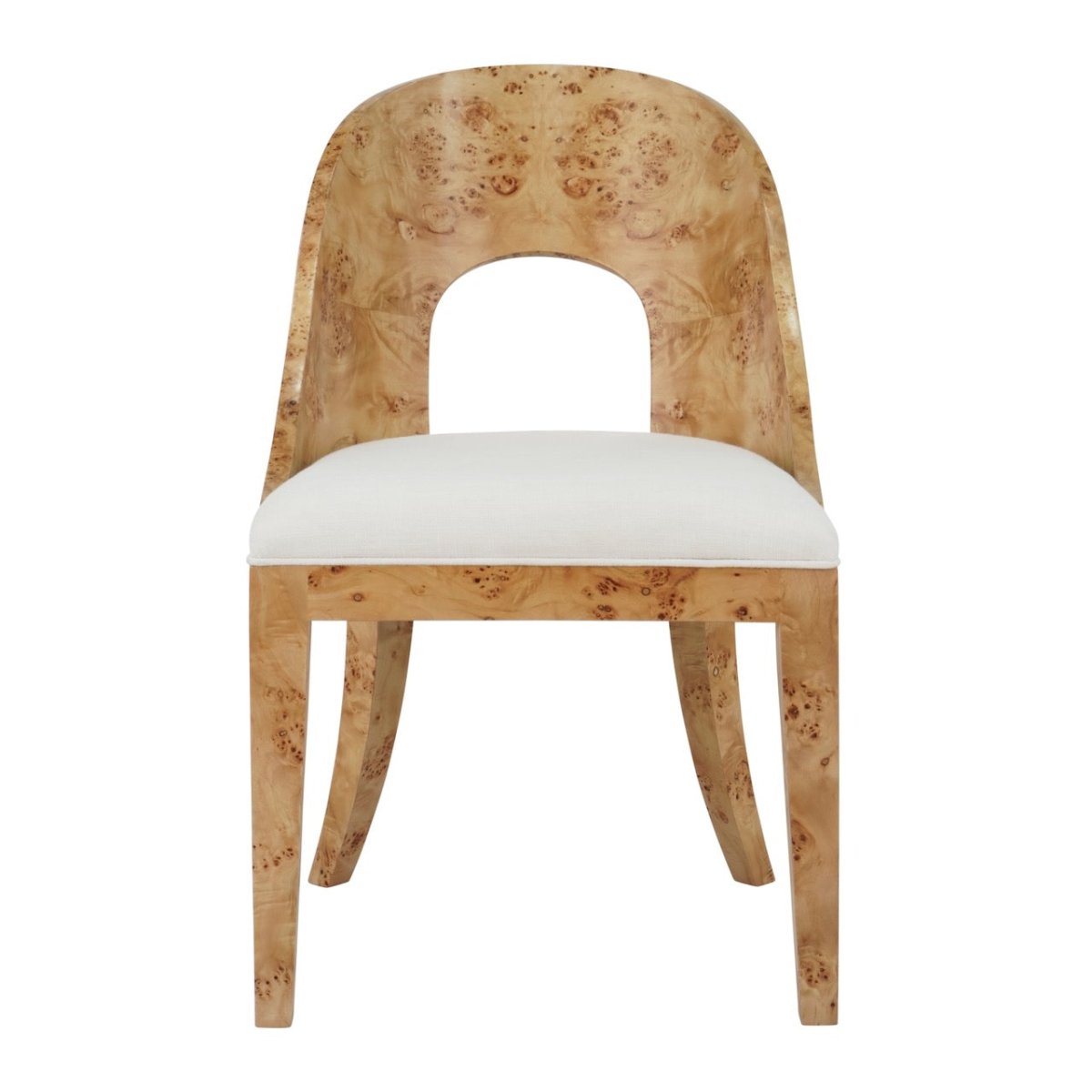 Worlds Away Rafferty Burlwood Dining Chair