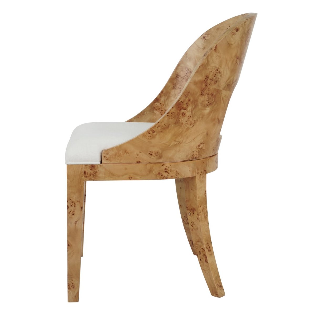 Worlds Away Rafferty Burlwood Dining Chair