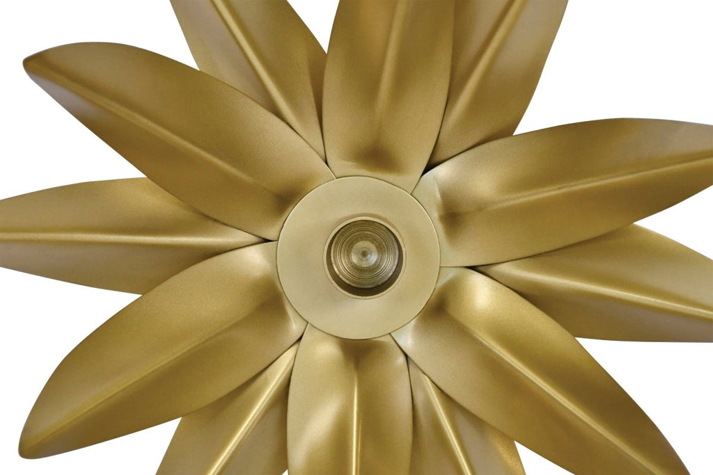 Worlds Away Sparky Palm Tree Candle Votive In Antique Brass