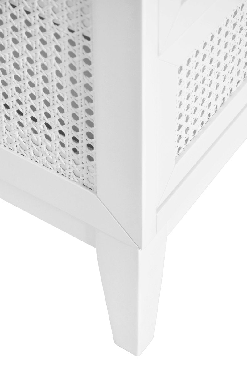 Wynn White Bath Vanity by Worlds Away