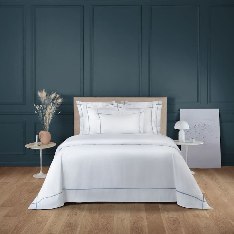 Athena Celeste Bedding by Yves Delorme