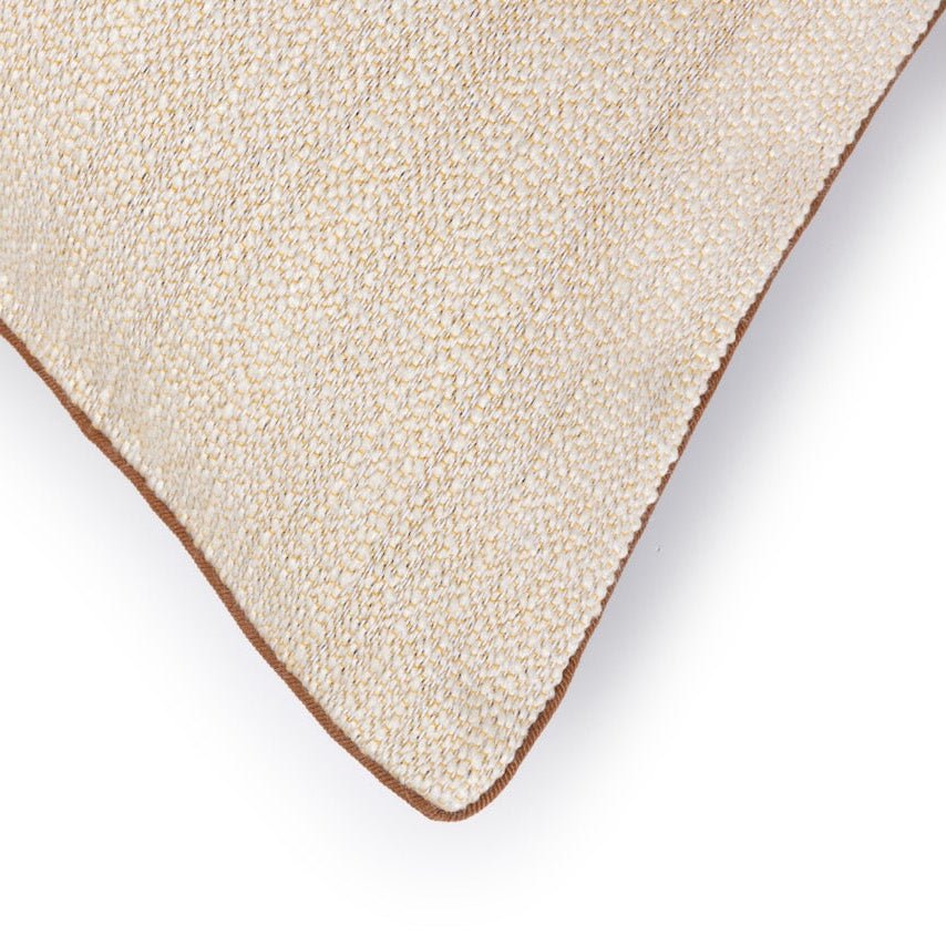 Charlies Creme Decorative Pillow by Yves Delorme