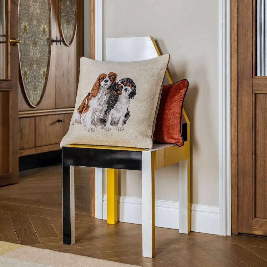 Charlies Creme Decorative Pillow by Yves Delorme