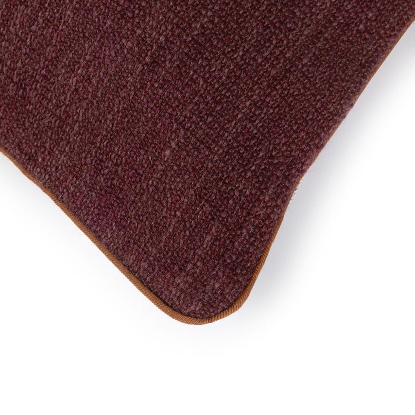 Charlies Grenat Decorative Pillow by Yves Delorme