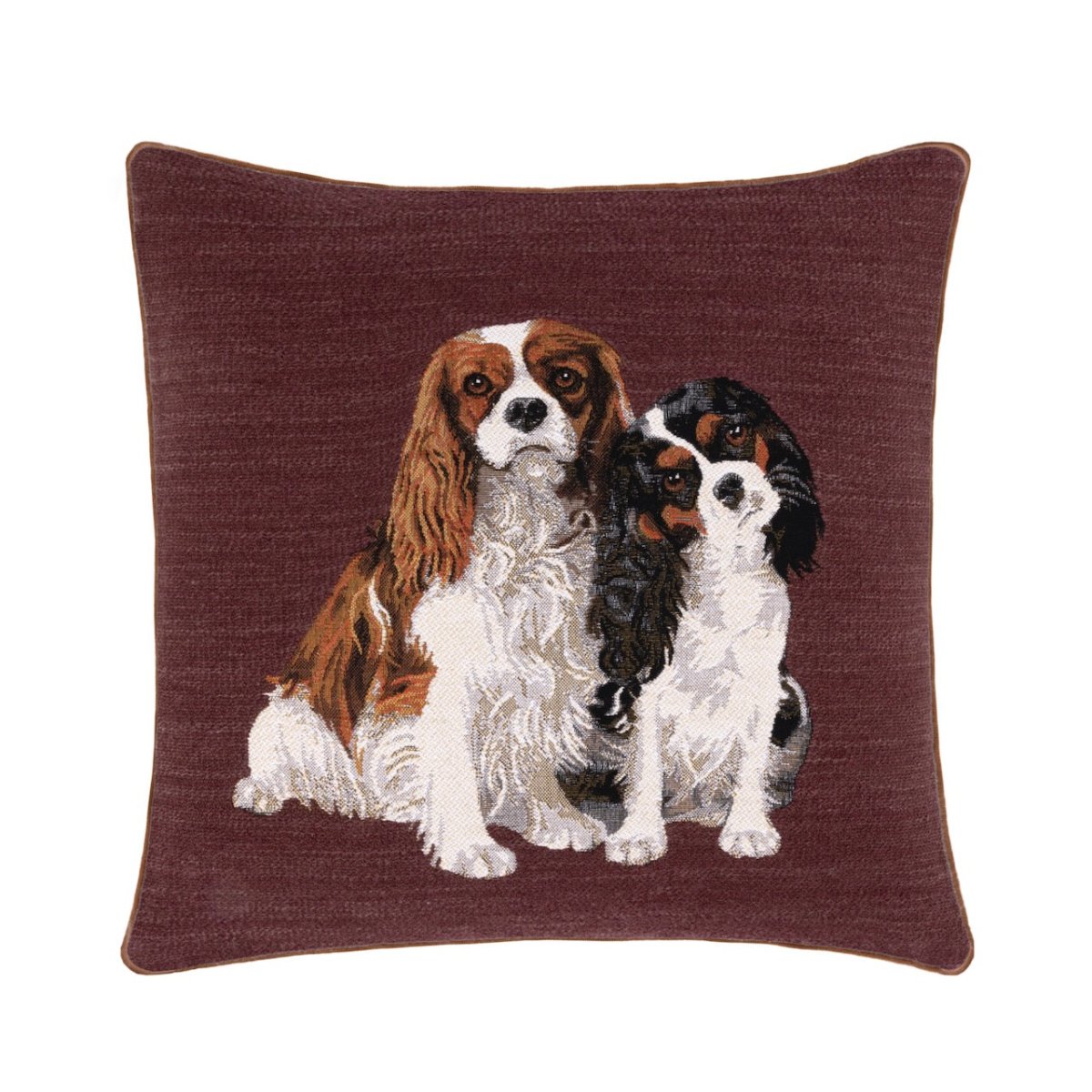 Charlies Grenat Decorative Pillow by Yves Delorme