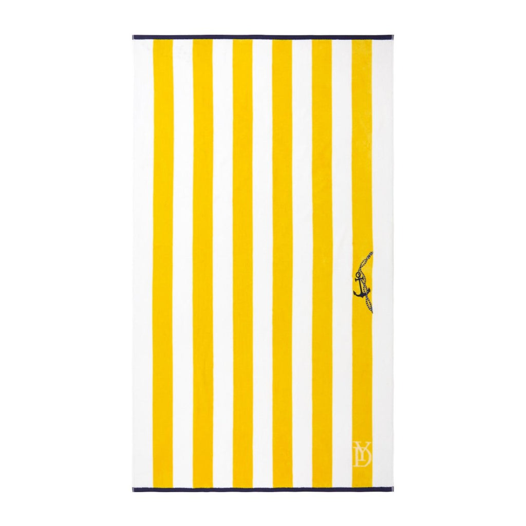 Cotier Embroidered Beach Towel by Yves Delorme