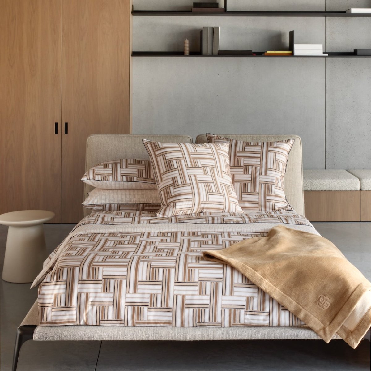 Dedale Cotton Bedding by Hugo Boss Home