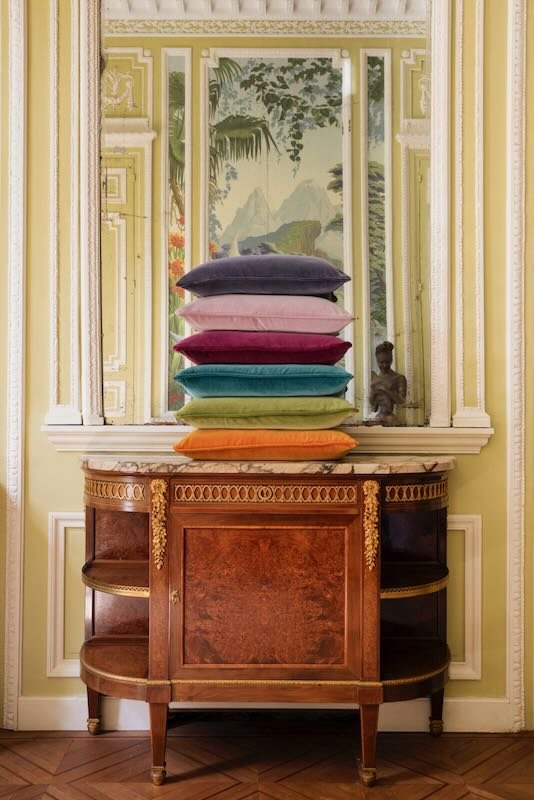 Divan Corail Decorative Pillow by Yves Delorme