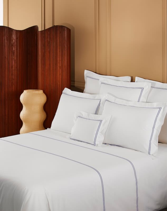 Duo Marine Bedding by Yves Delorme