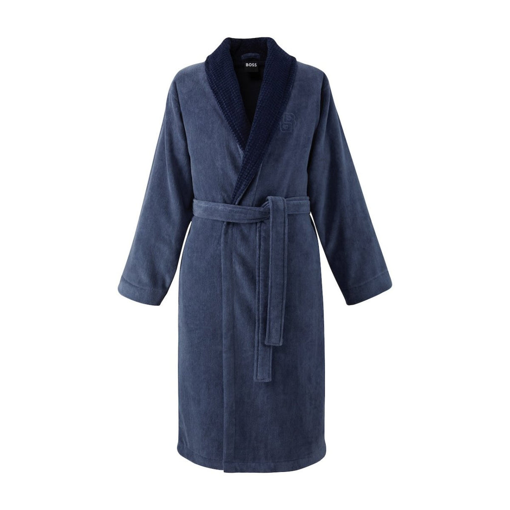 Hugo Boss Men's Double B Steel Robe by Yves Delorme