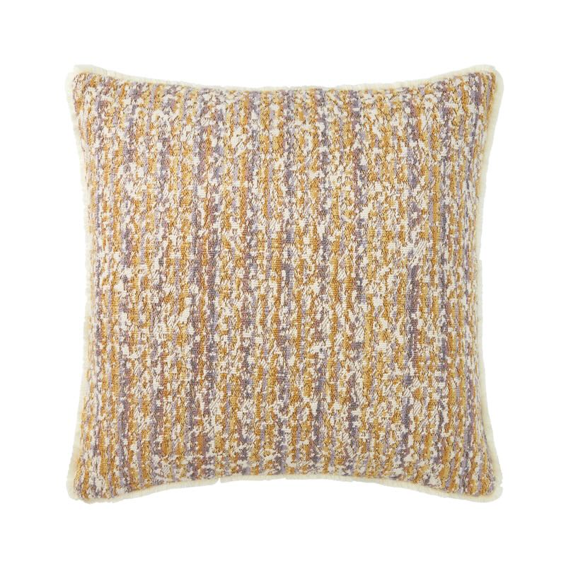 Illusion Orge Decorative Pillow by Yves Delorme