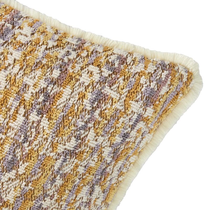 Illusion Orge Decorative Pillow by Yves Delorme