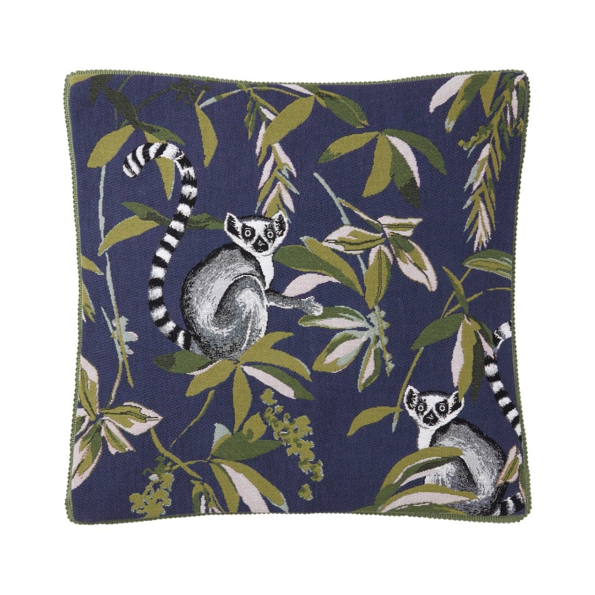 Lemurien Encre Decorative Pillow by Yves Delorme