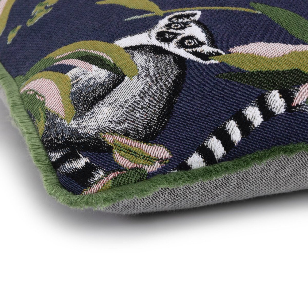 Lemurien Encre Decorative Pillow by Yves Delorme