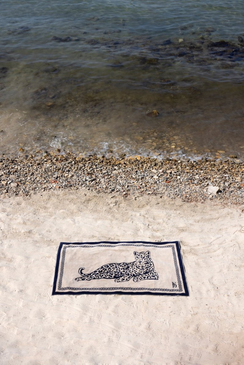 Leopard Beach Towel by Yves Delorme