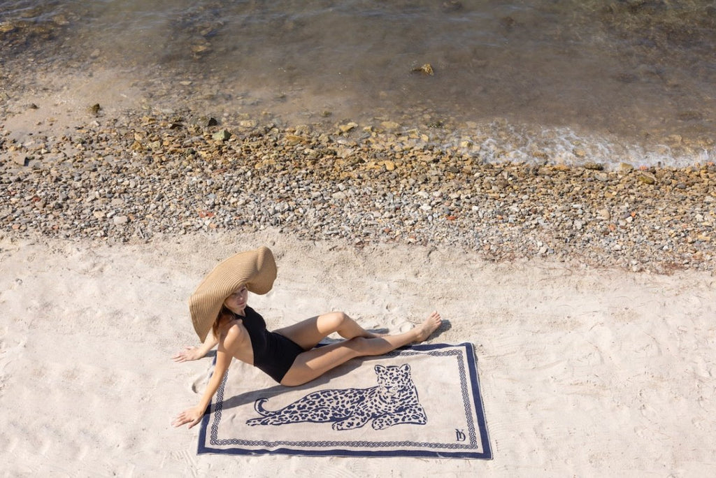 Leopard Beach Towel by Yves Delorme