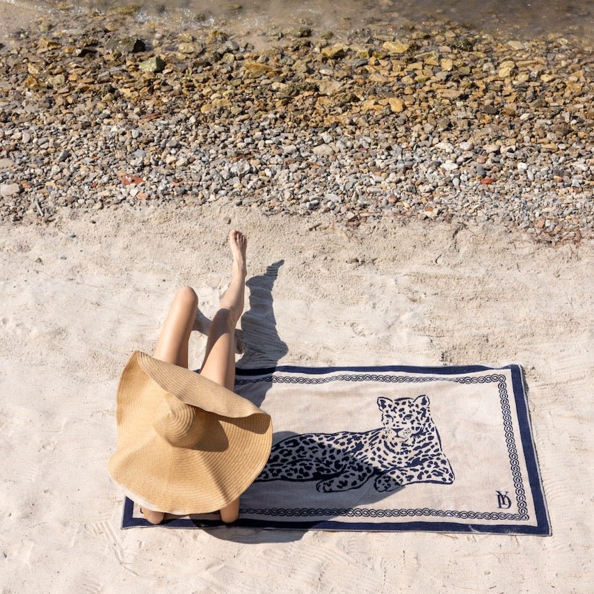 Leopard Beach Towel by Yves Delorme